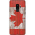 Canadian Flag Dark Wood Galaxy S9 Plus Skin